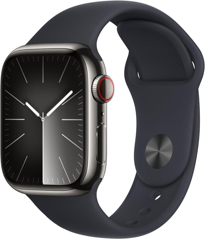 Apple Watch Series 9, GPS + Callular With Stainless Steel || ساعة أبل من السلسلة 9، مزودة بنظام تحديد المواقع العالمي (GPS)