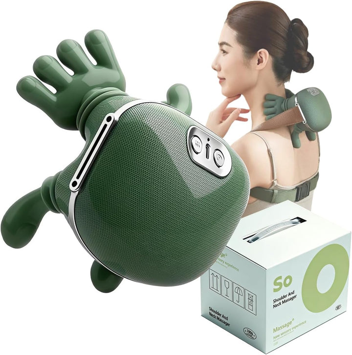 6D Hand Simulated Neck Massager Deep Tissue Relief