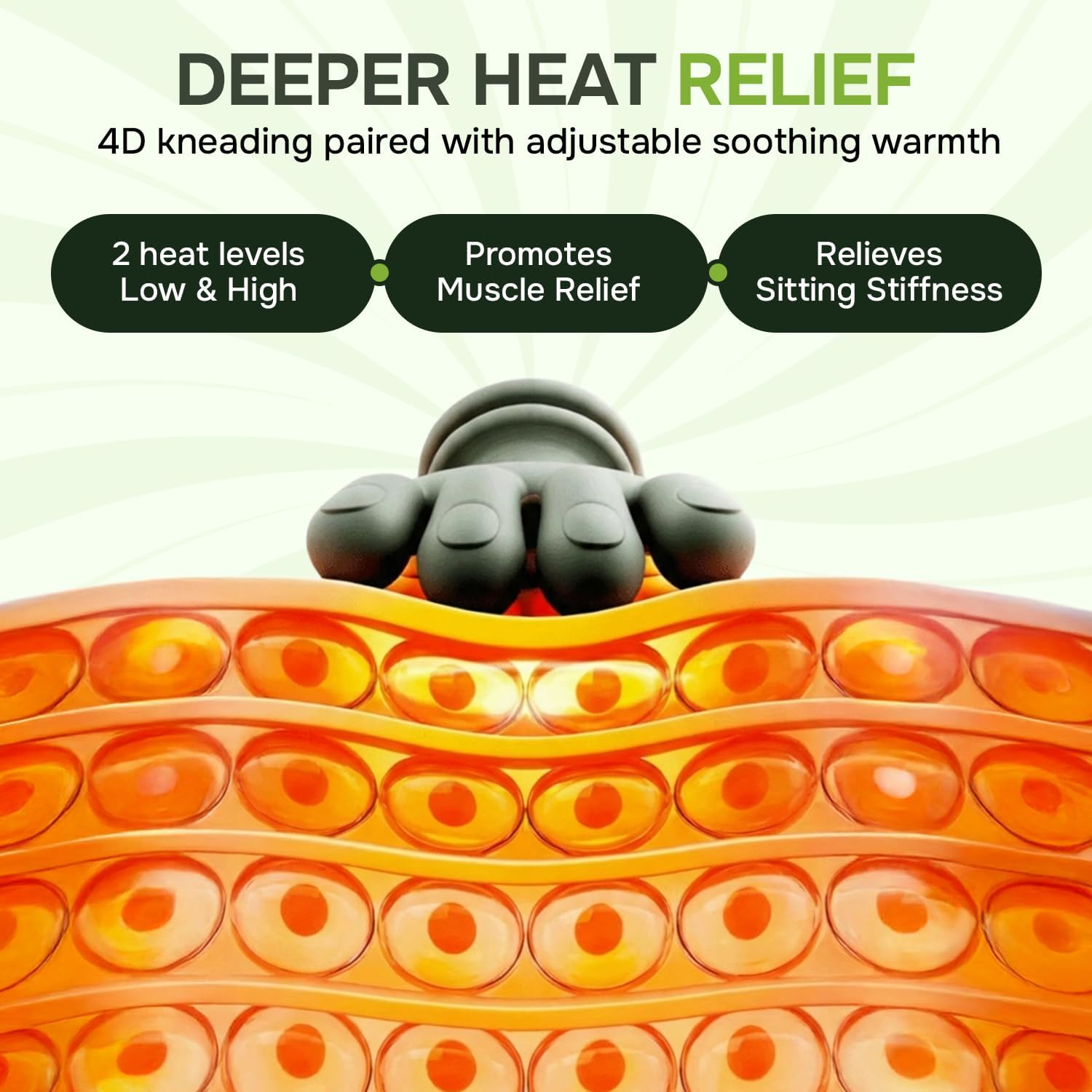 6D Hand Simulated Neck Massager Deep Tissue Relief