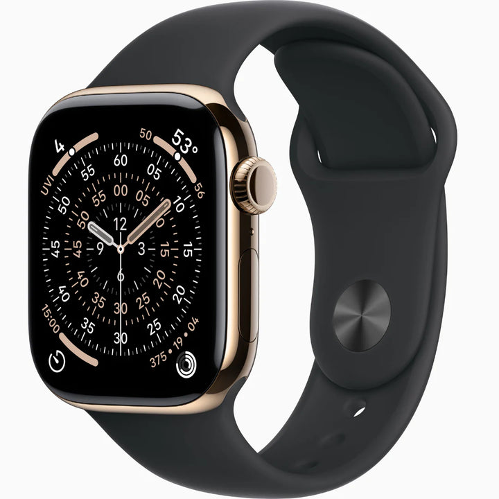 Apple Watch Series 9, GPS + Callular With Stainless Steel || ساعة أبل من السلسلة 9، مزودة بنظام تحديد المواقع العالمي (GPS)