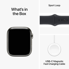 Apple Watch Series 9, GPS + Callular With Stainless Steel || ساعة أبل من السلسلة 9، مزودة بنظام تحديد المواقع العالمي (GPS)